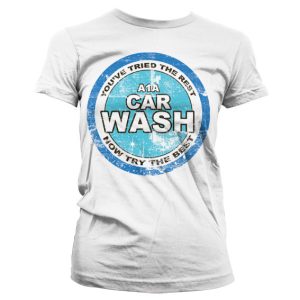 Breaking Bad A1A Car Wash Girly T-Shirt Vit