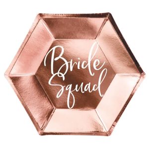 ”Bride Squad” Papperstallrik 6-pack