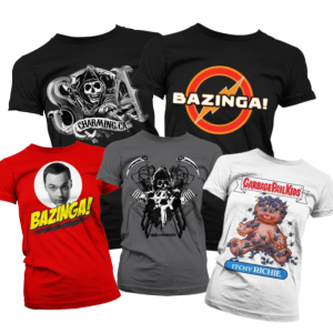 Dam T-shirt blandade motiv