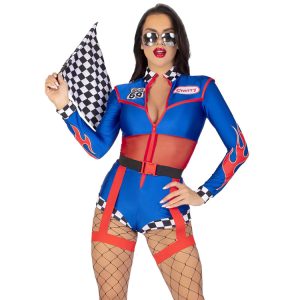 Sexig Racingförare Maskeraddräkt
