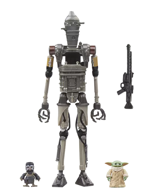 THE MANDALORIAN – IG-12, Grogu & Anzellan -Fig Vintage Collection 10cm - Bild 4
